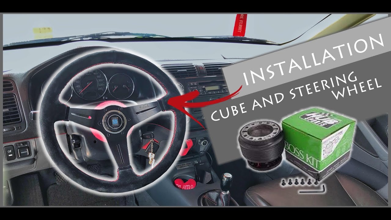 Instalando Volante Esportivo e Tirando o Original Civic G7 - Steering Wheel