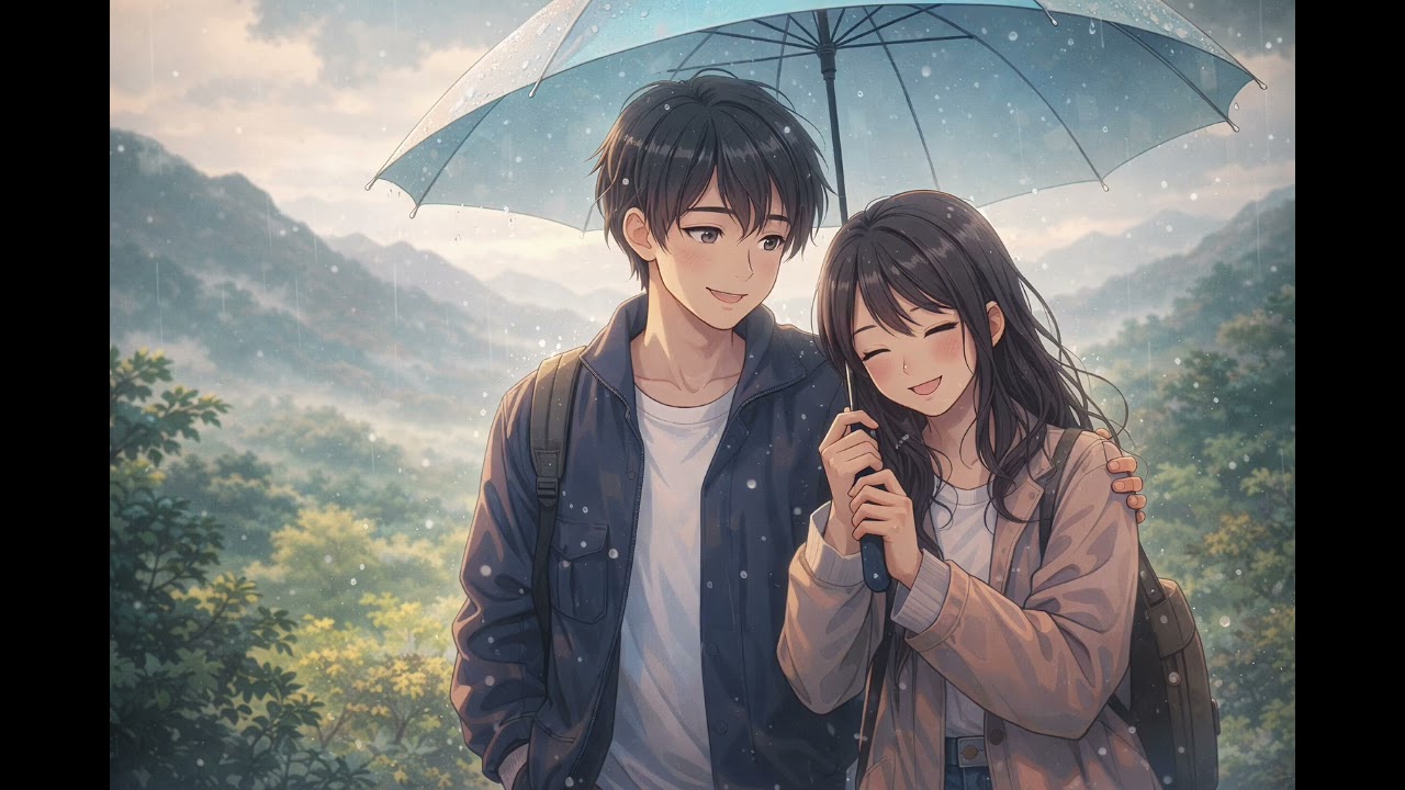 산들바람을 타고 우산을 써볼까 (산들바람과 우산여행) | AI 노래