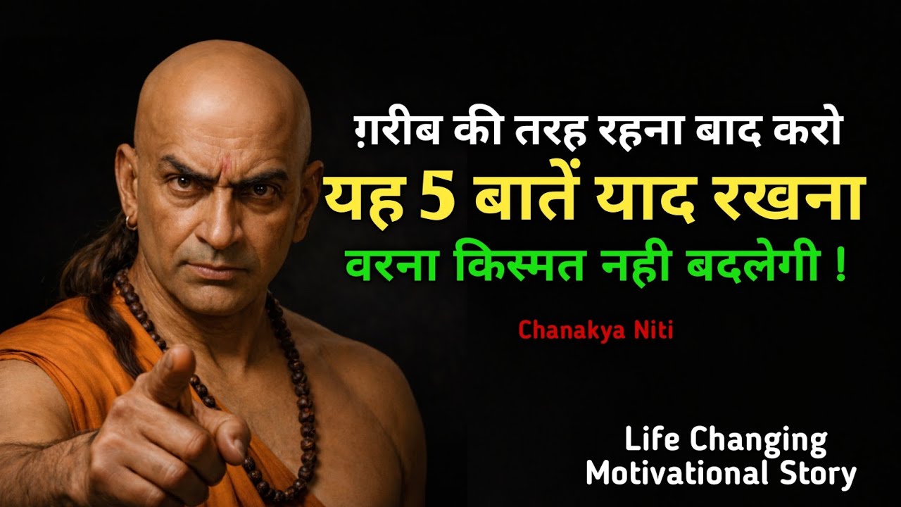 गरीबी की असली वजह क्या है? चाणक्य की 5 सीख | Sudhanshu Wisdom 
