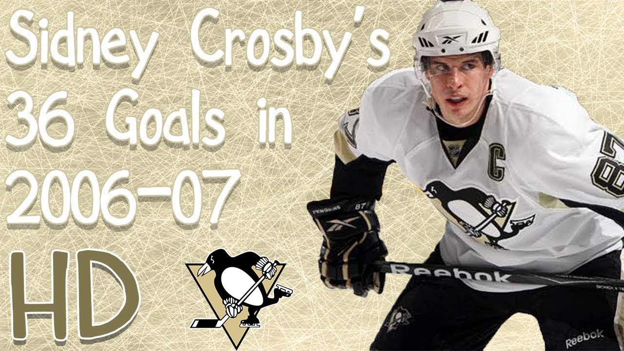 Sidney Crosby's 36 Goals in 2006-07 (HD)