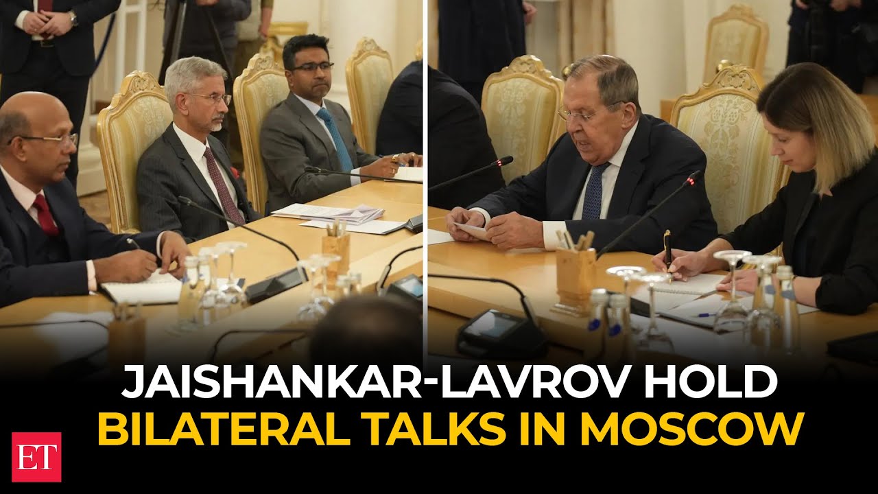 EAM Jaishankar holds bilateral talks with Lavrov in Moscow ahead of India-Russia annual summit