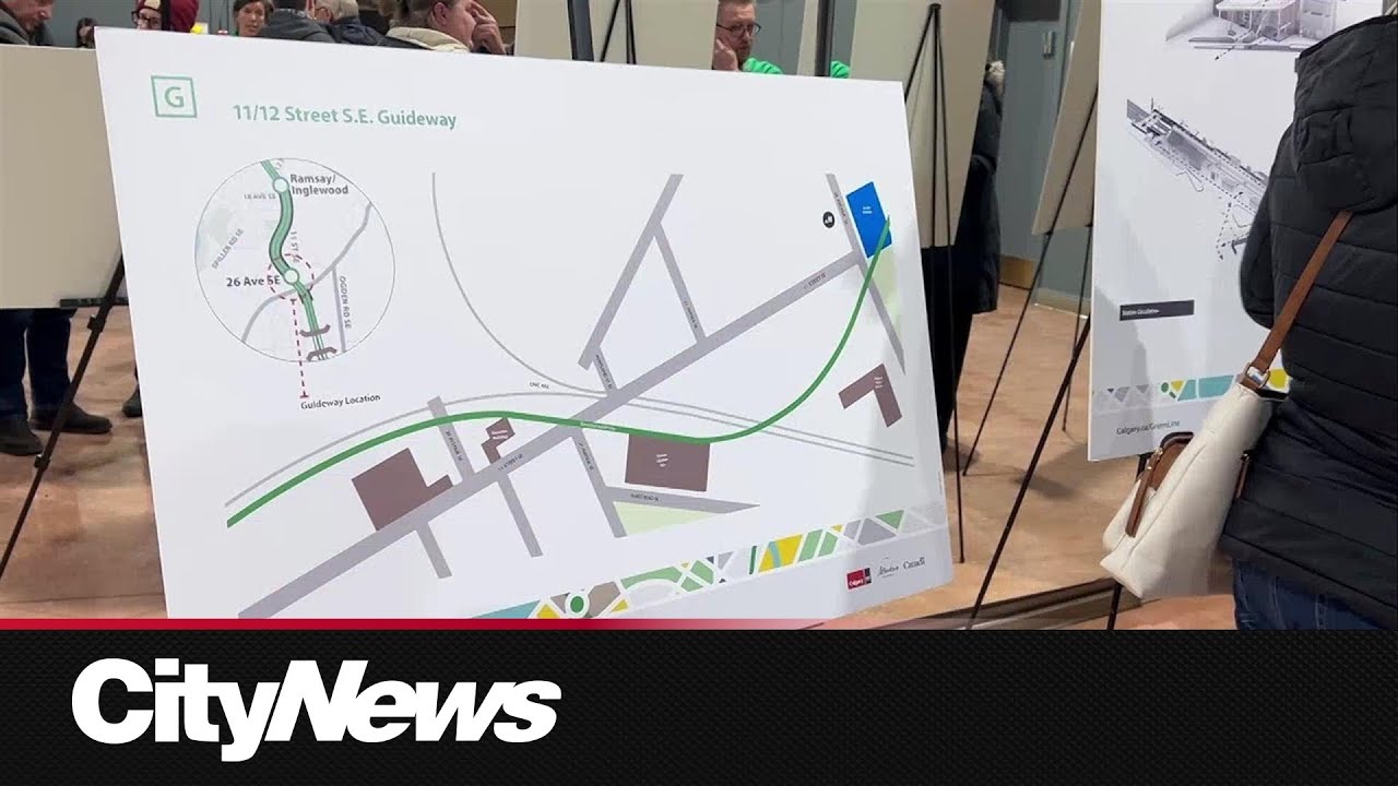 Calgary's Green Line debuts southeast station designs