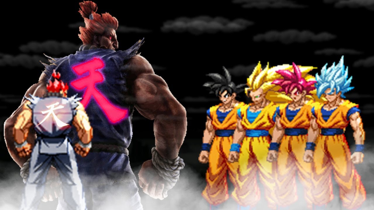 Akuma (The Evil Awakens 2) 2025 vs Goku! Street Fighter vs Dragon Ball