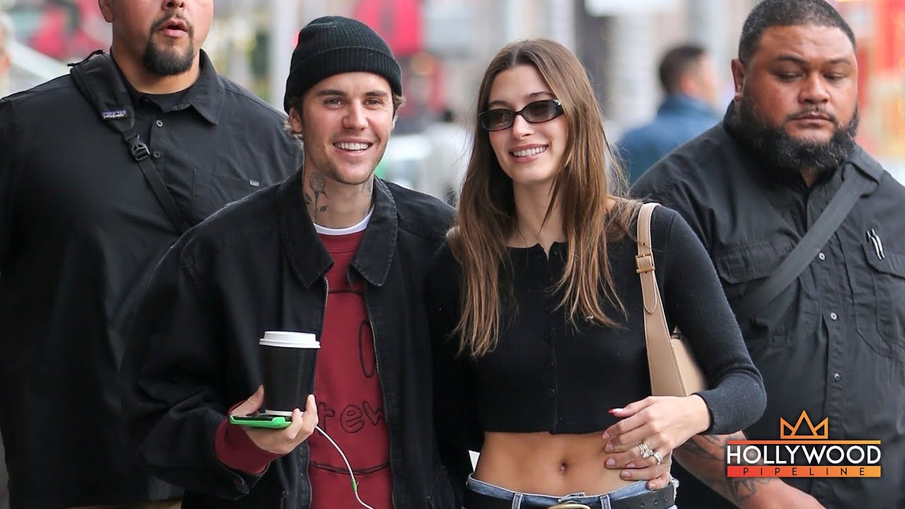 Justin Bieber & Hailey Bieber Hold Hands after Health Struggle