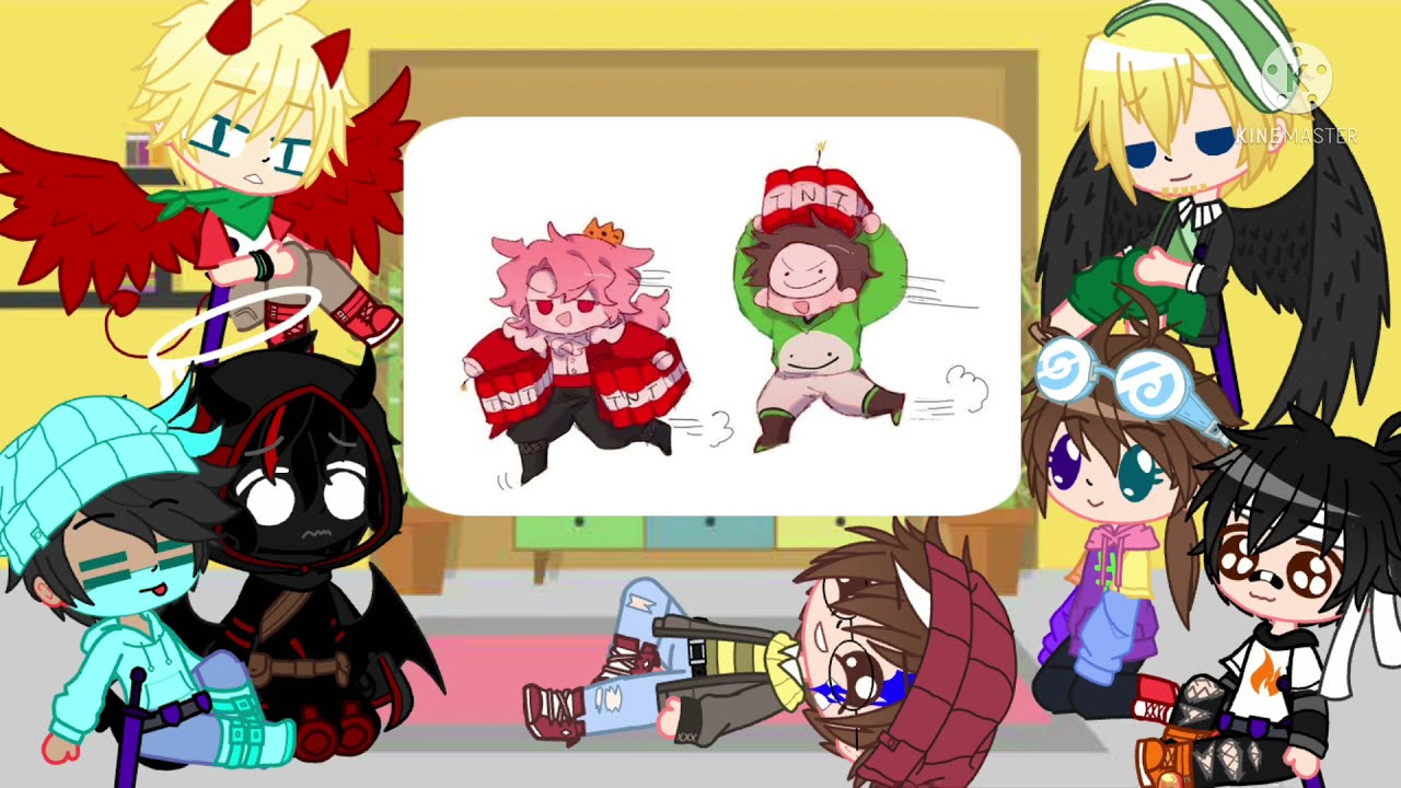 Mcyt react to Dream and Technoblade ||Part 3|| {Gacha Club} ♡Gacha_Fandoms♡