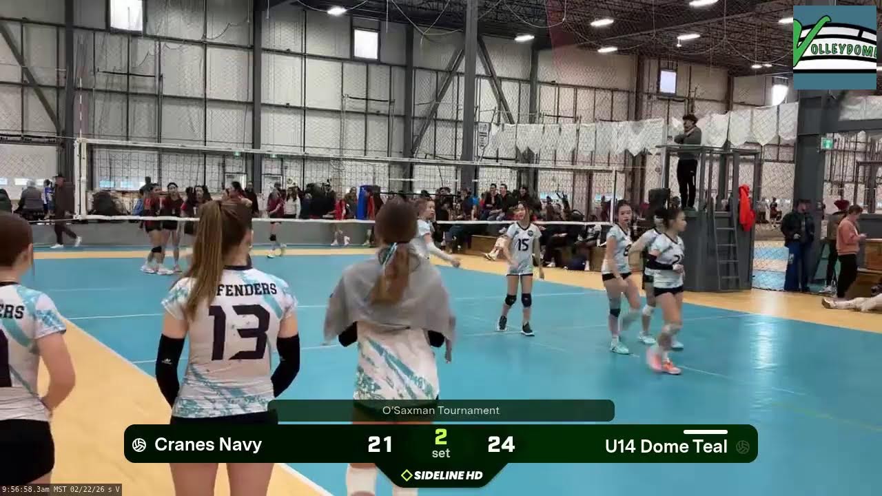 U14 Dome Teal vs. Cranes Navy (2026.02.22)