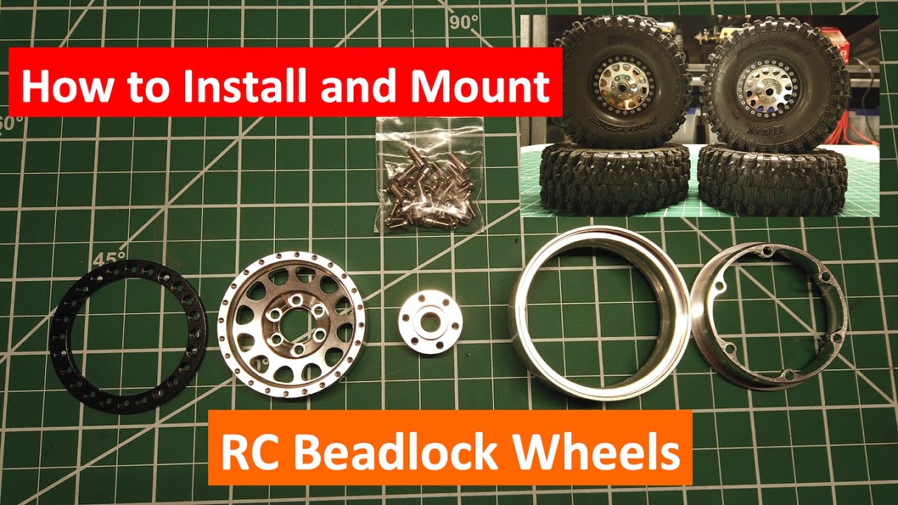 Как шаг за шагом установить и закрепить колеса RC Beadlock