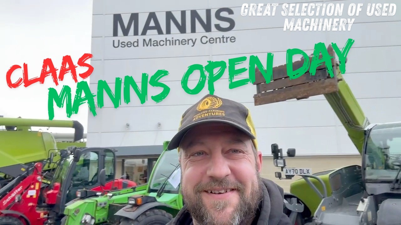 MANNS CLAAS OPEN DAY... A GOOD SELECTION OF USED AGRICULTURAL MACHINERY - Fenland Farming Adventures