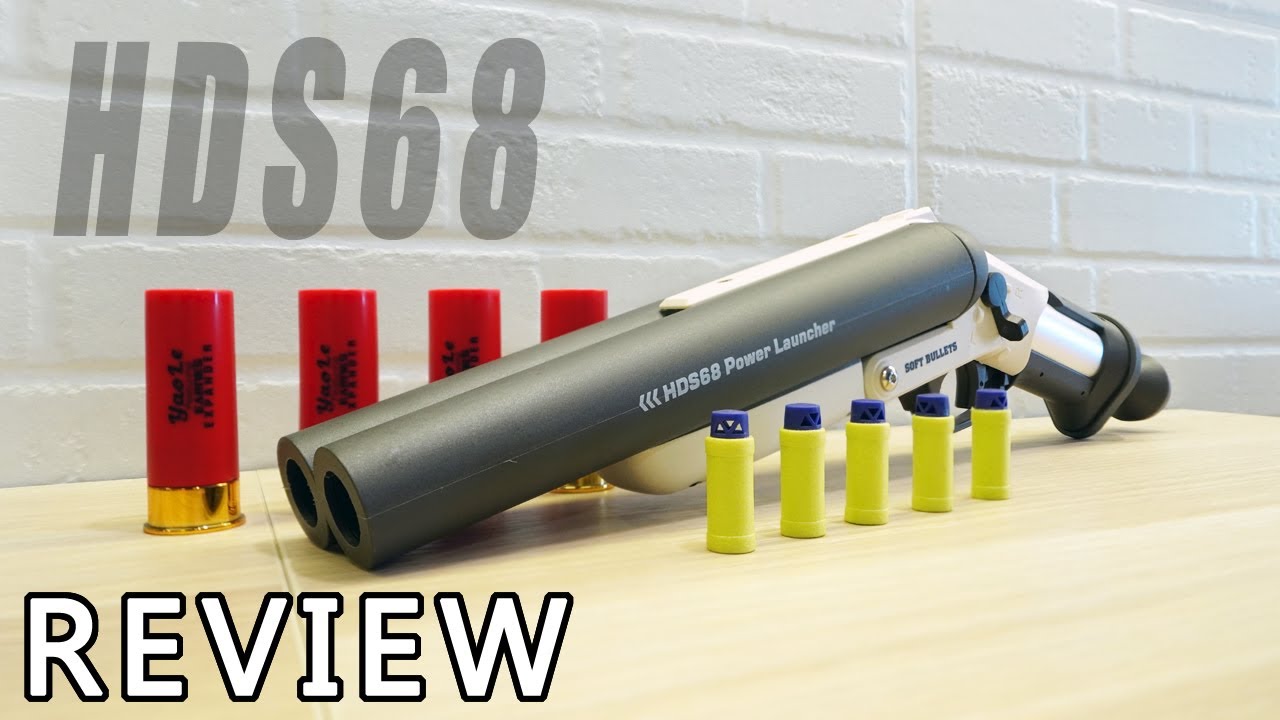 HDS68 Double Barrel Break Action Shell Ejecting Nerf Blaster
