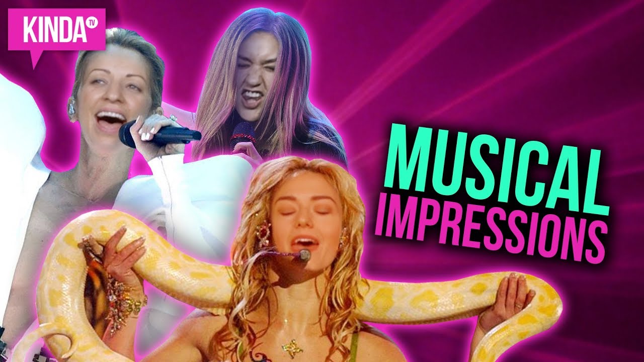 WHEEL OF MUSICAL IMPRESSIONS!! ft. Natasha, Gwenlyn Cumyn + Karen Knox! | KindaTV
