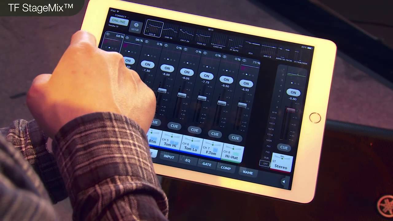 Yamaha TF Series Tutorial Video: Offline Setup, Wireless Mixing and Personal Monitor Mixing