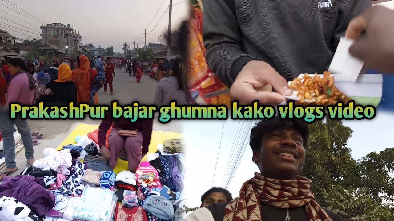 PrakashPur bajar ghumna kako vlogs video 😍 || Bazaar travel vlogs