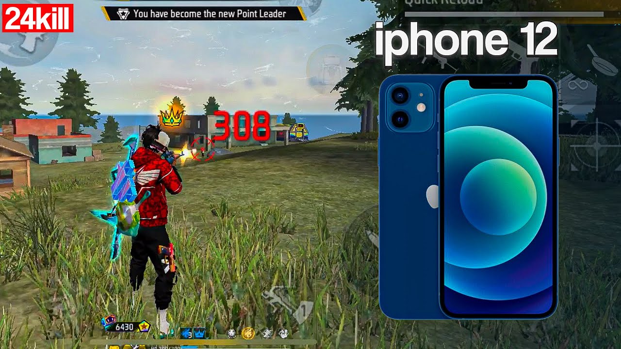 Experi&ecirc;ncia do iPhone 12 no Free Fire em 2025