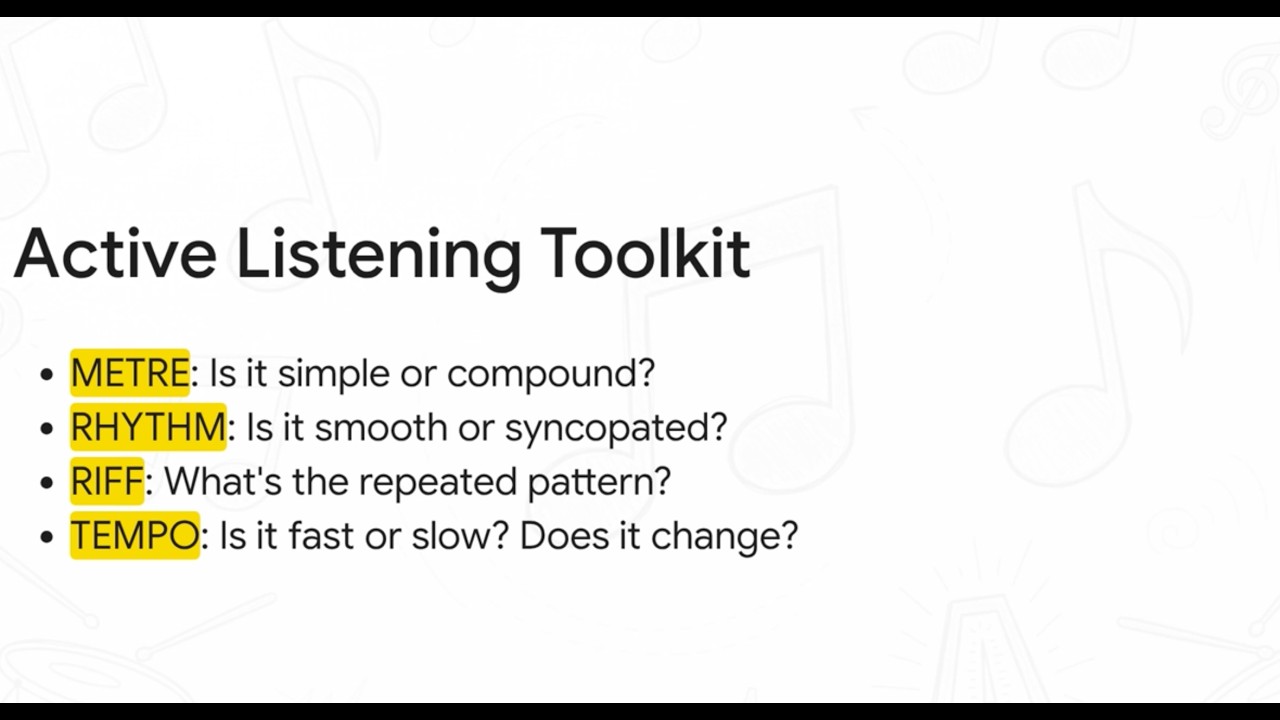 Metre, Tempo and Rhythm