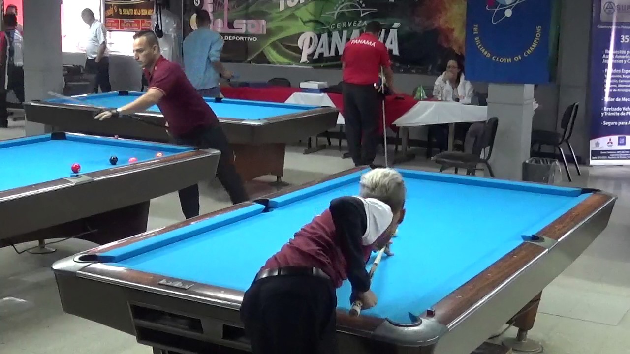 Abierto Masculino de Bola 9 Panamá 2016 (1/2) - Jesús Atencio (Vnz) vs Christopher Tevez (Perú)