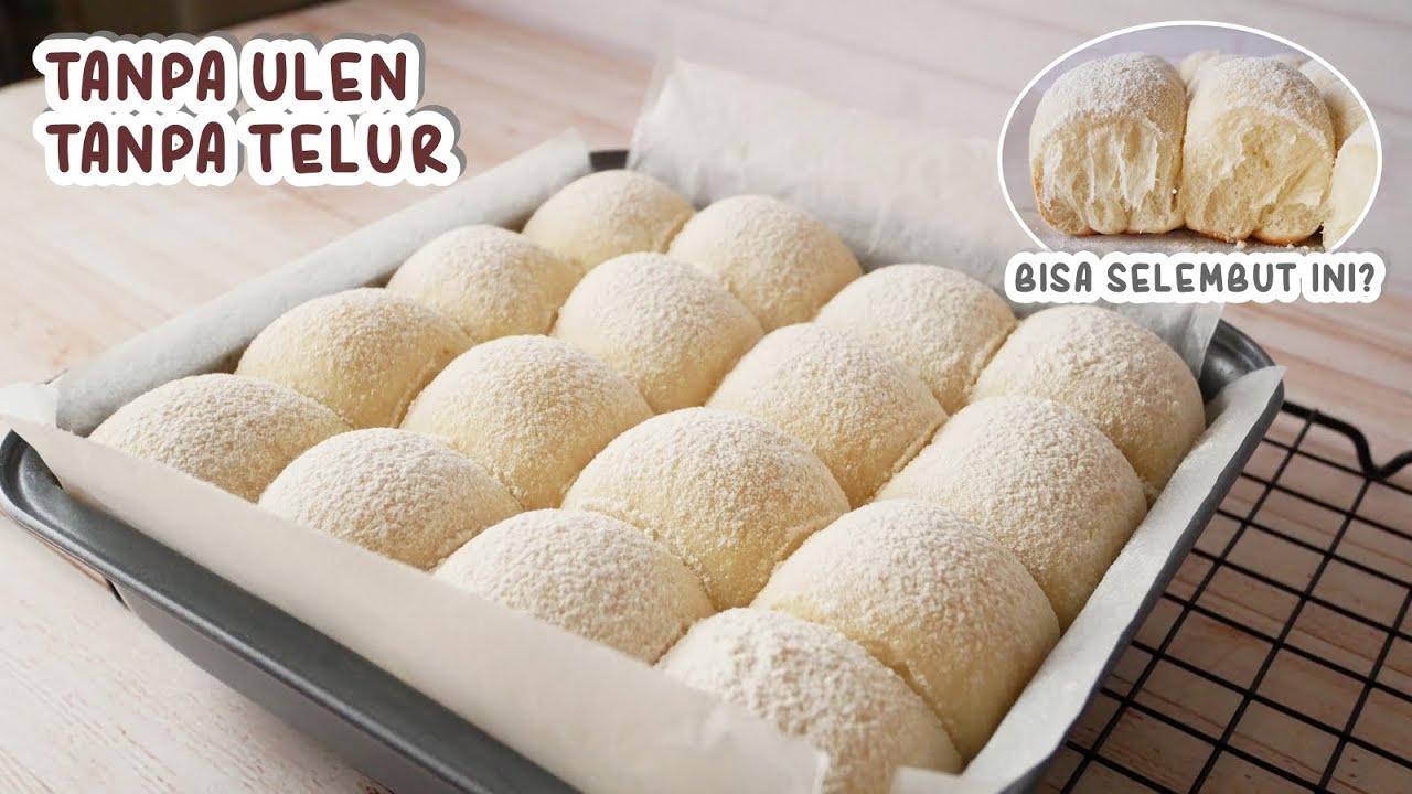 TANPA ULEN TANPA TELUR - MILK BREAD EMPUKK !! MODAL 15RIBU JUAL 50RIBU
