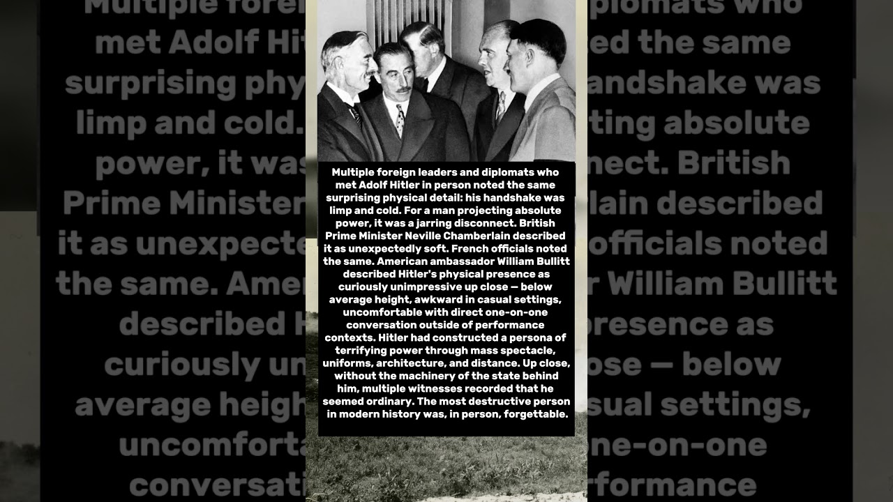 Hitler's Handshake Was So Weak That Foreign Leaders Privately Mocked It &mdash; While Publicly Fearing Him