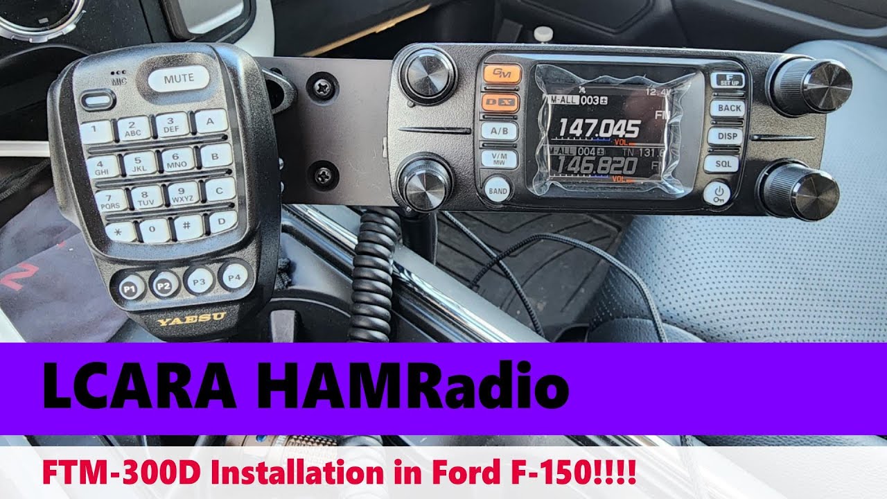 LCARA HAM Radio: FTM-300D Installation in Ford F-150!!!!