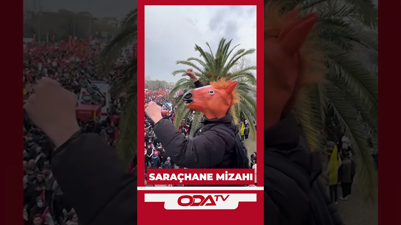 Sara&ccedil;hane eylemlerine, gen&ccedil;lerin mizah anlayışı damga vurdu #shorts keşfet