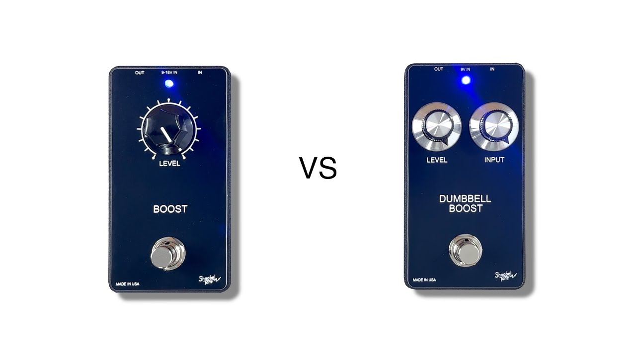 Shnobel Tone Dumbbell Boost vs Clean Boost