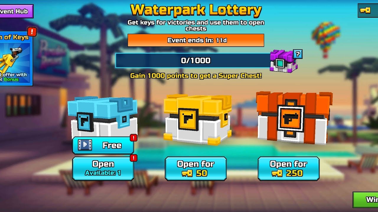 Lottery | Fast Damage Test - Pixel Gun 3D