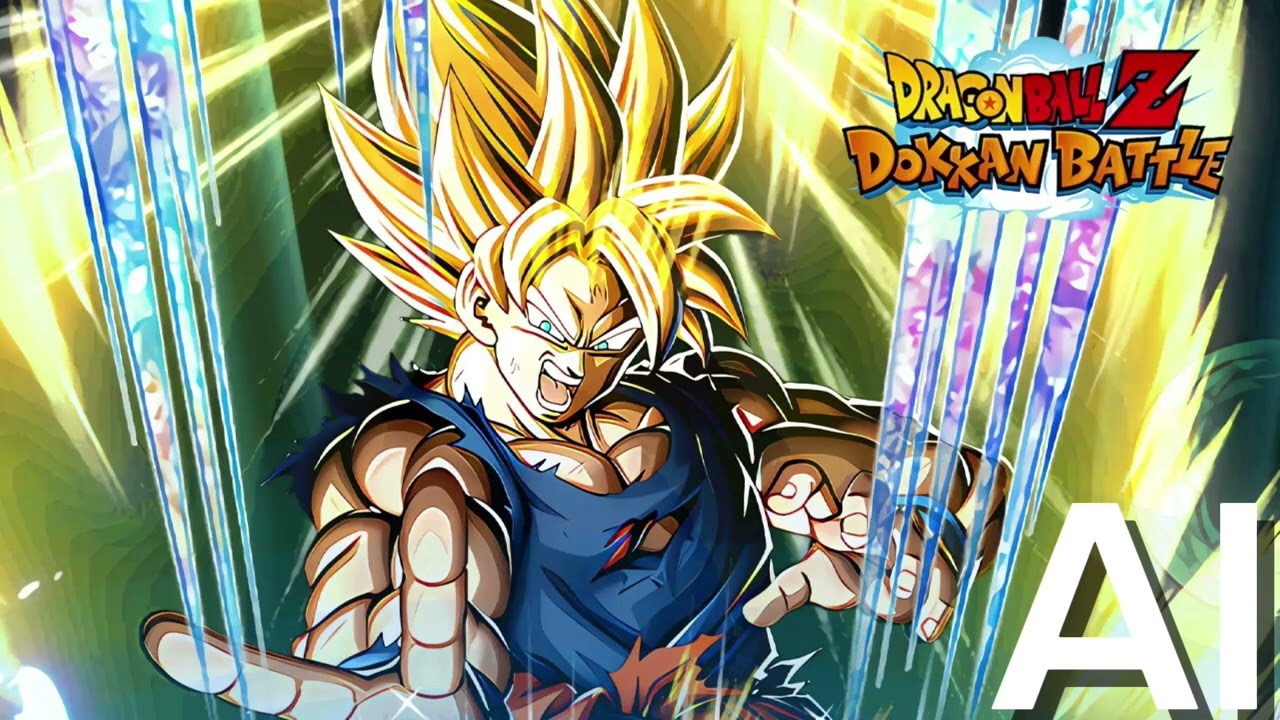 LR PHY SSJ3 Goku & SSJ2 Vegeta but the OST is extended by AI - Dokkan Battle