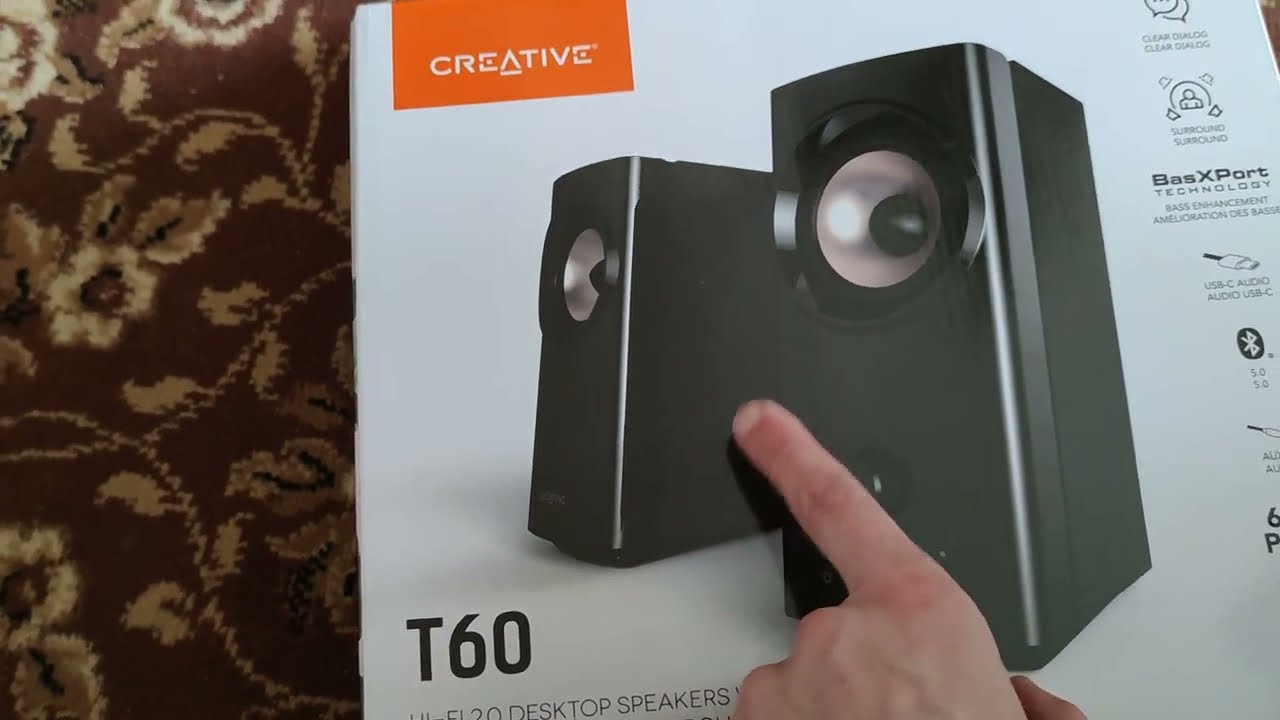 Prezentacja głośnik&oacute;w Creative T60