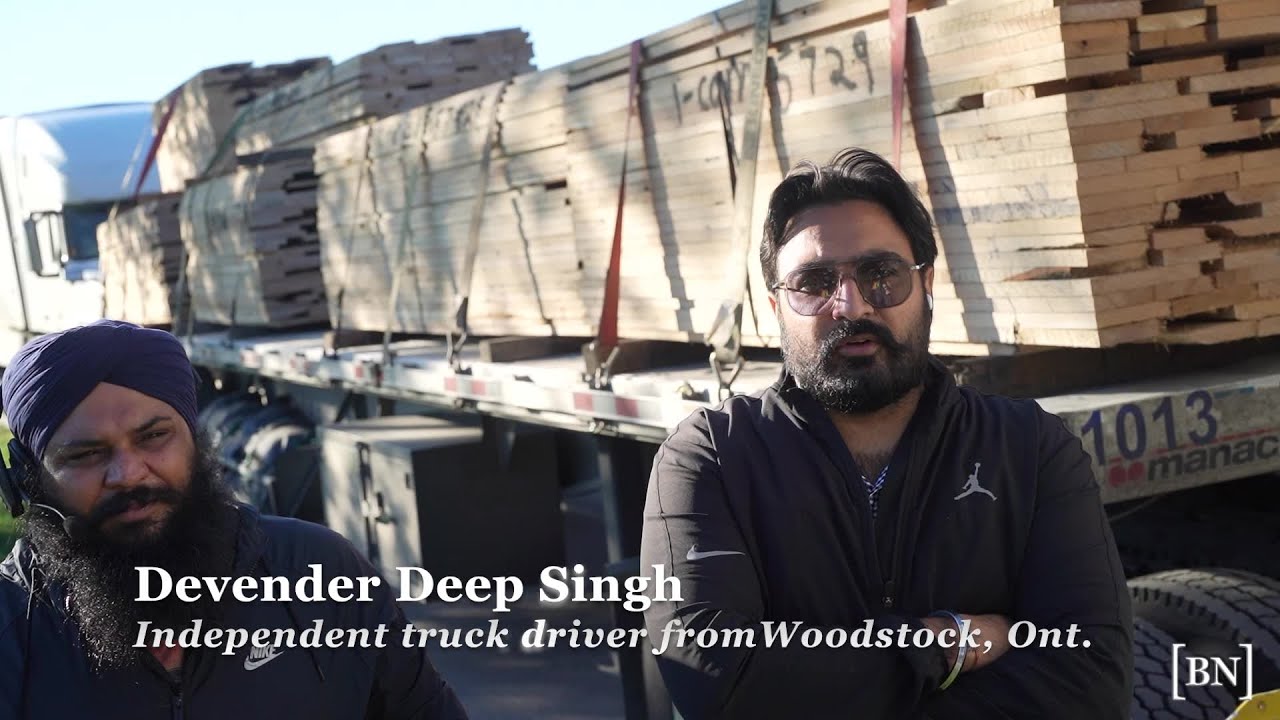Truck driver describes attempts to cross border