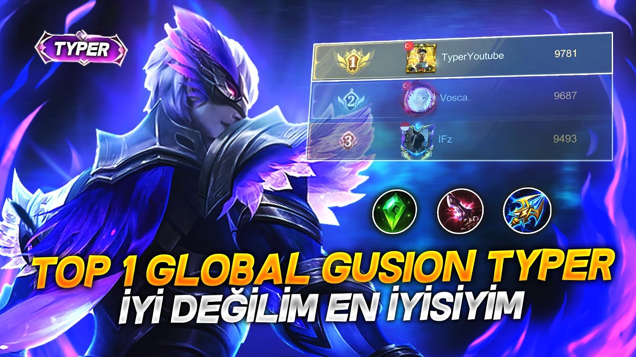 GLOBAL 1 GUSION TYPER / ÇOK GERGİN BİR MAÇ DİKKAT :d