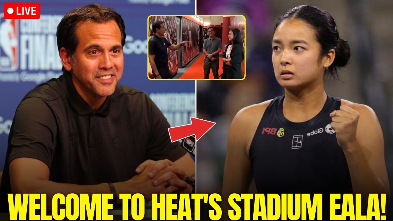 Miami Heat HC Eric Spoelstra SHOCKED WTA World By INVITING Alex Eala to Miami Heat NBA Game!