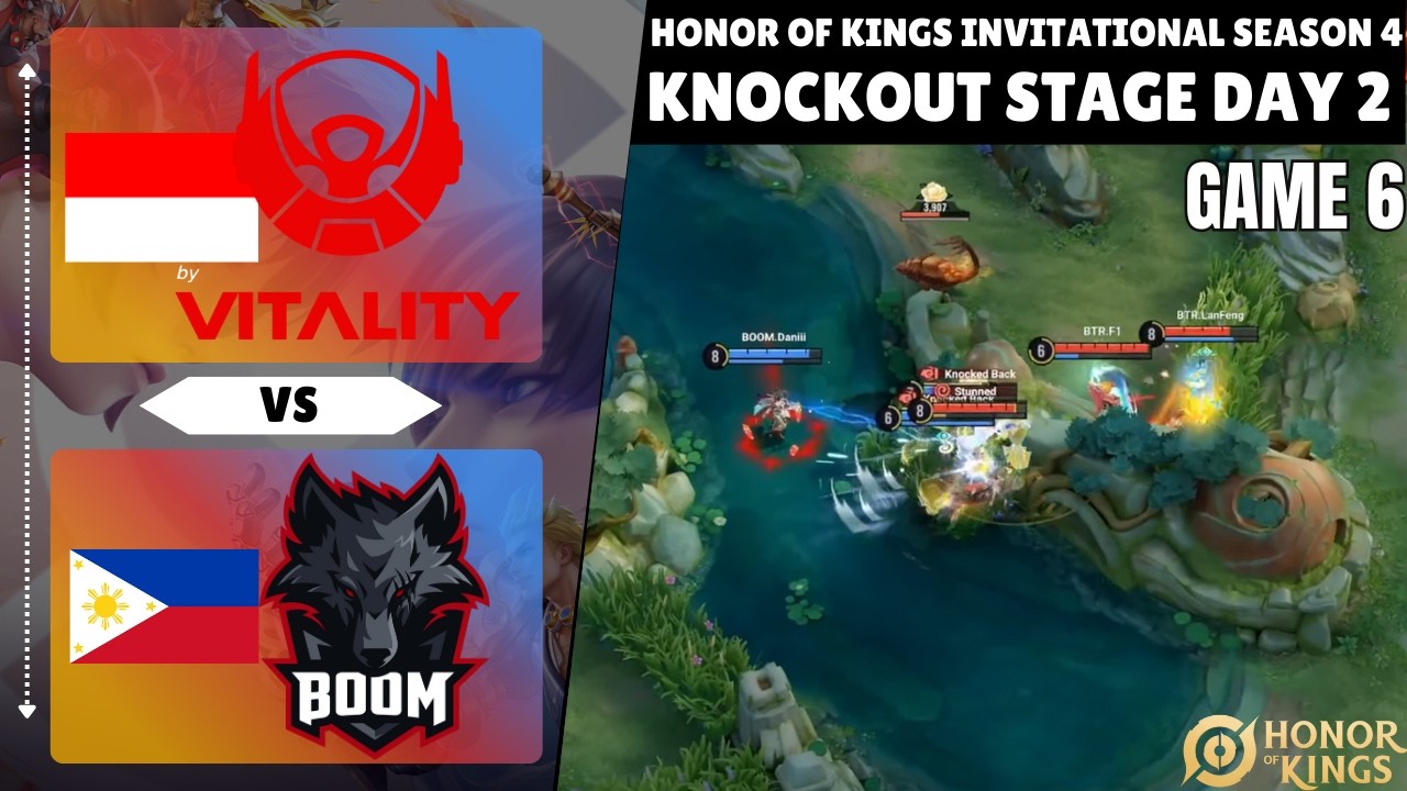 🇮🇩 Bigetron by Vitality VS BOOM Esports 🇵🇭 | GAME 6 | HIGHLIGHTS | KSI4 | Knockout Stage Day 2