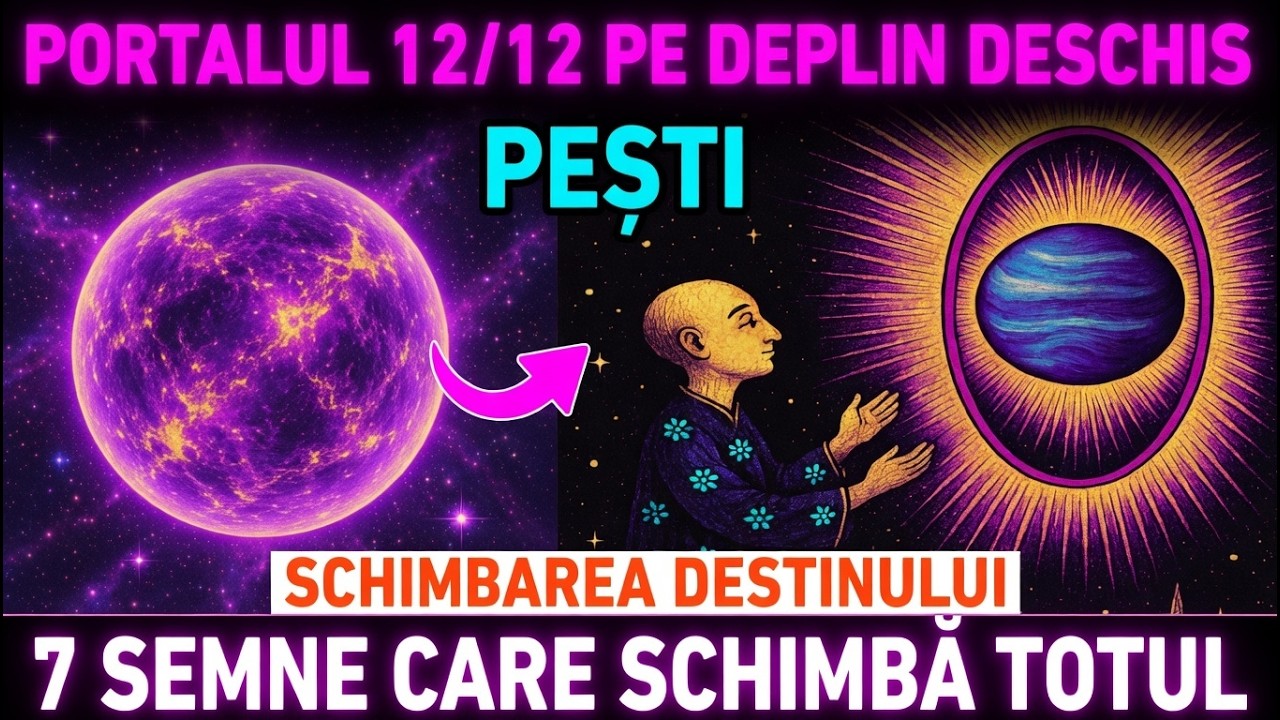 PEȘTI ♓ 12/12 PORTALUL ESTE COMPLET DESCHIS — 7 Semne ciudate că Destinul Tău se Activează ACUM!