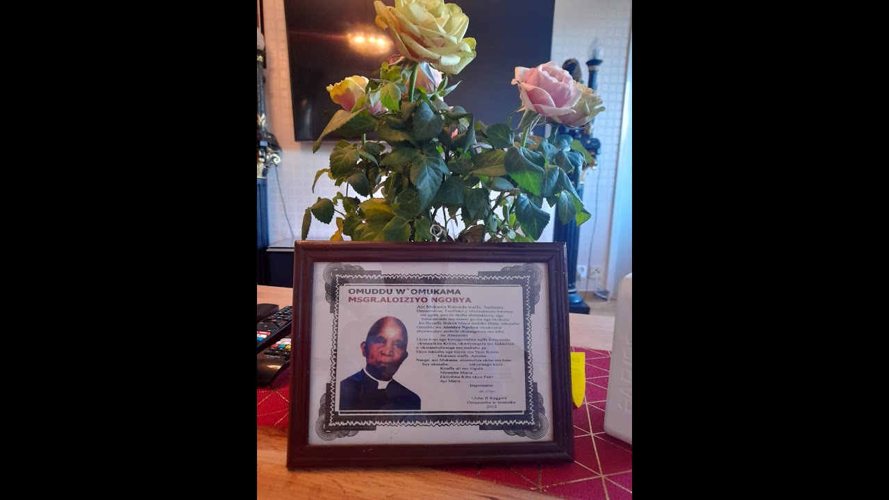 NOVENA Ya MSGR. Aloizoyo Ngobya ekutula enjegere,
