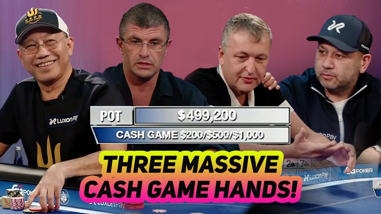 Tony G, Leon Tsoukernik, Rob Yong & Paul Phua Clash in Three Huge Cash Game Pots!