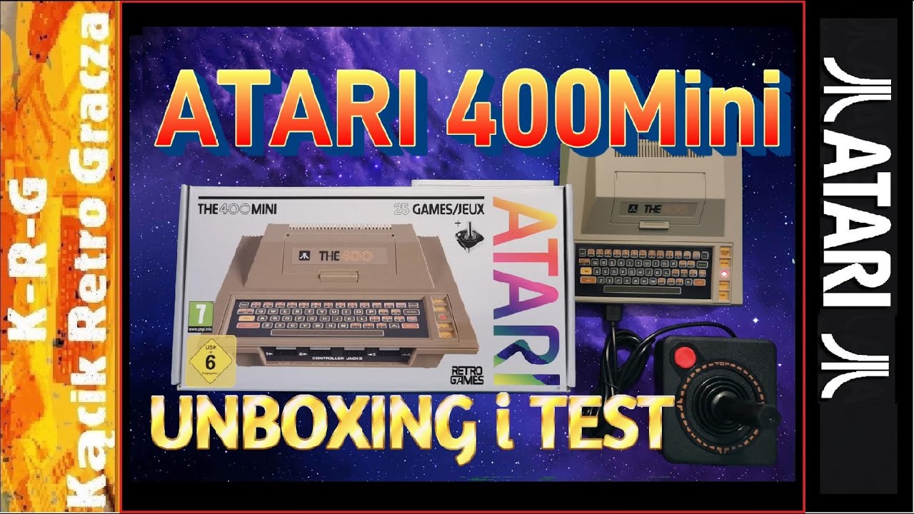 ATARI - THE400 MINI - UNBOXING i TEST !!!! NOWOŚĆ 2024 !!!!