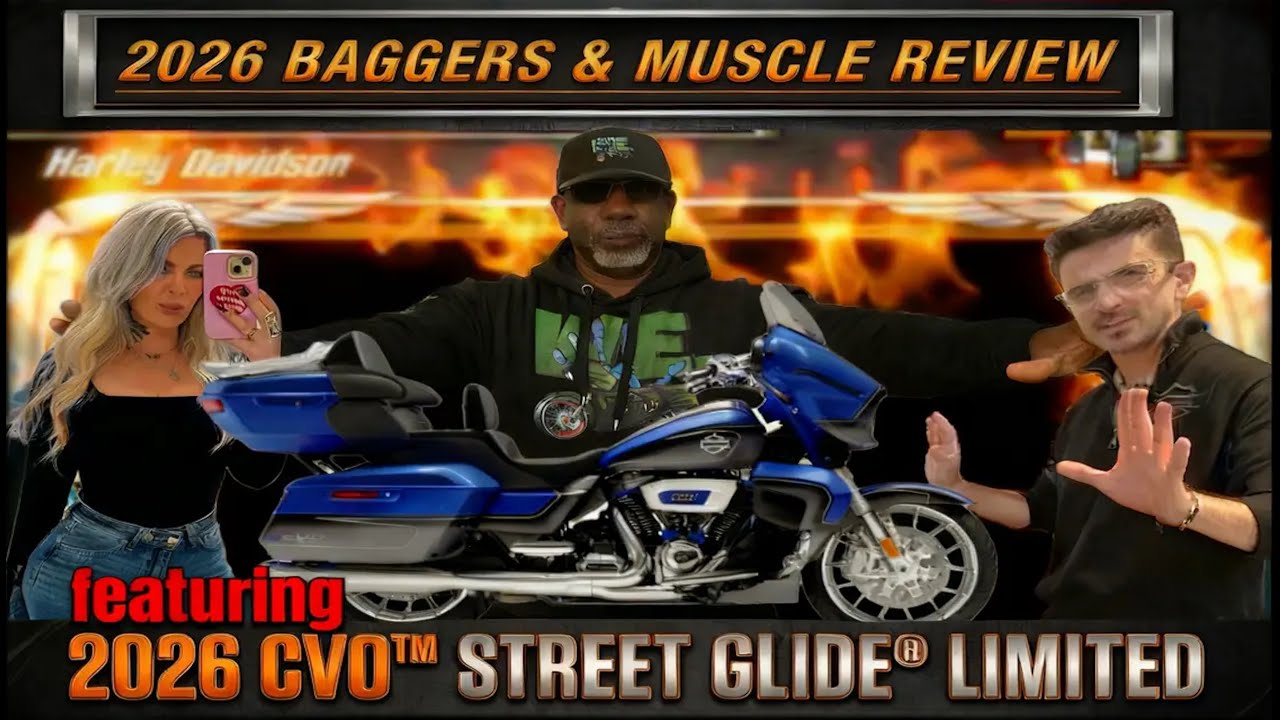 Новые мотоциклы Harley-Davidson 2026 года — первый взгляд на два колеса | Часть 1