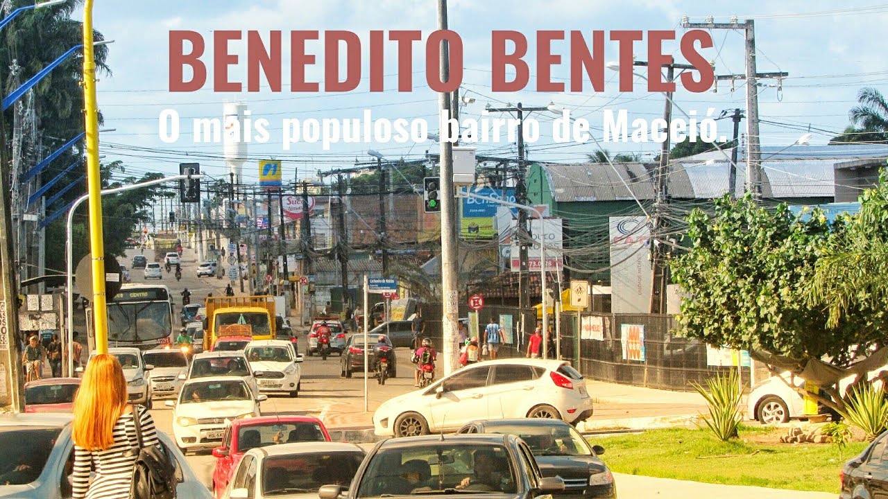 Bairro Benedito Bentes, o mais populoso de Maceió.