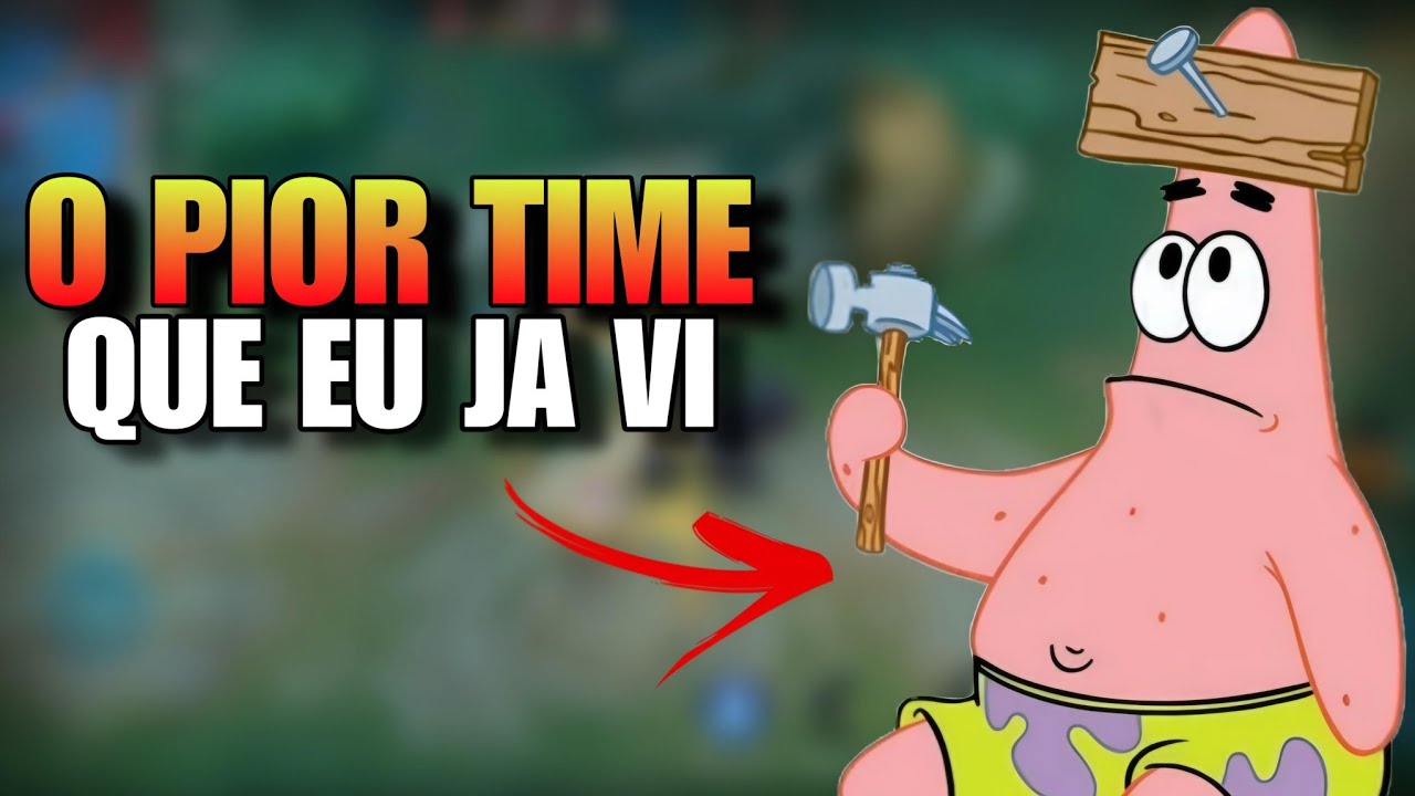 JOGUEI COM O PIOR TIME DO MUNDO | Mobile Legends 
