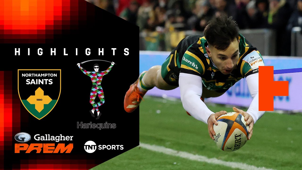 DEMOLITION JOB! 😮‍💨 | Northampton Saints vs Harlequins | Gallagher PREM Rugby Highlights