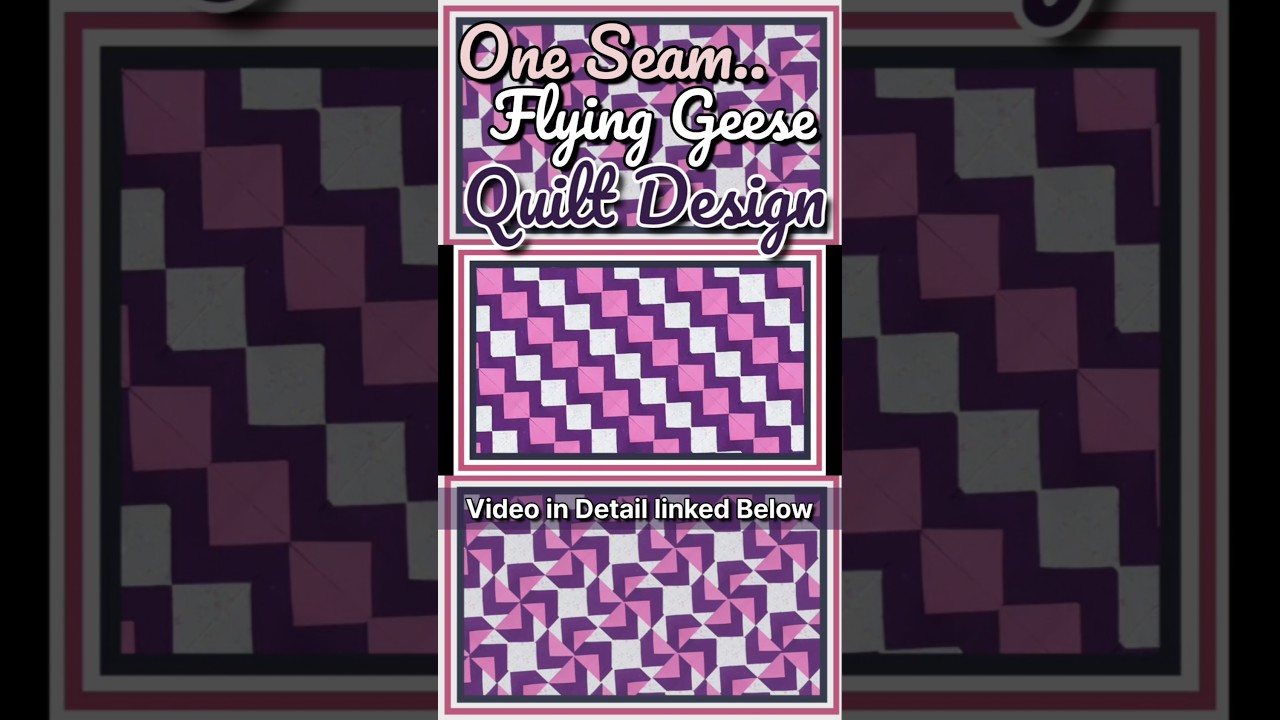 HowToMake1SeamFlyGeeseQuilt| #shorts #shortsfeed #quilting #sewing #patchwork #sew #diy #diycrafts