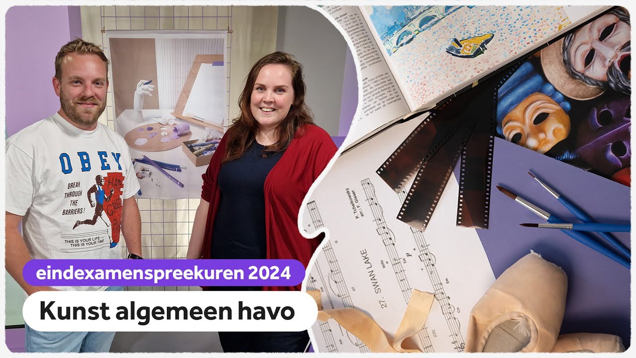 Examenspreekuur kunst algemeen havo met Mark en Dieuwertje