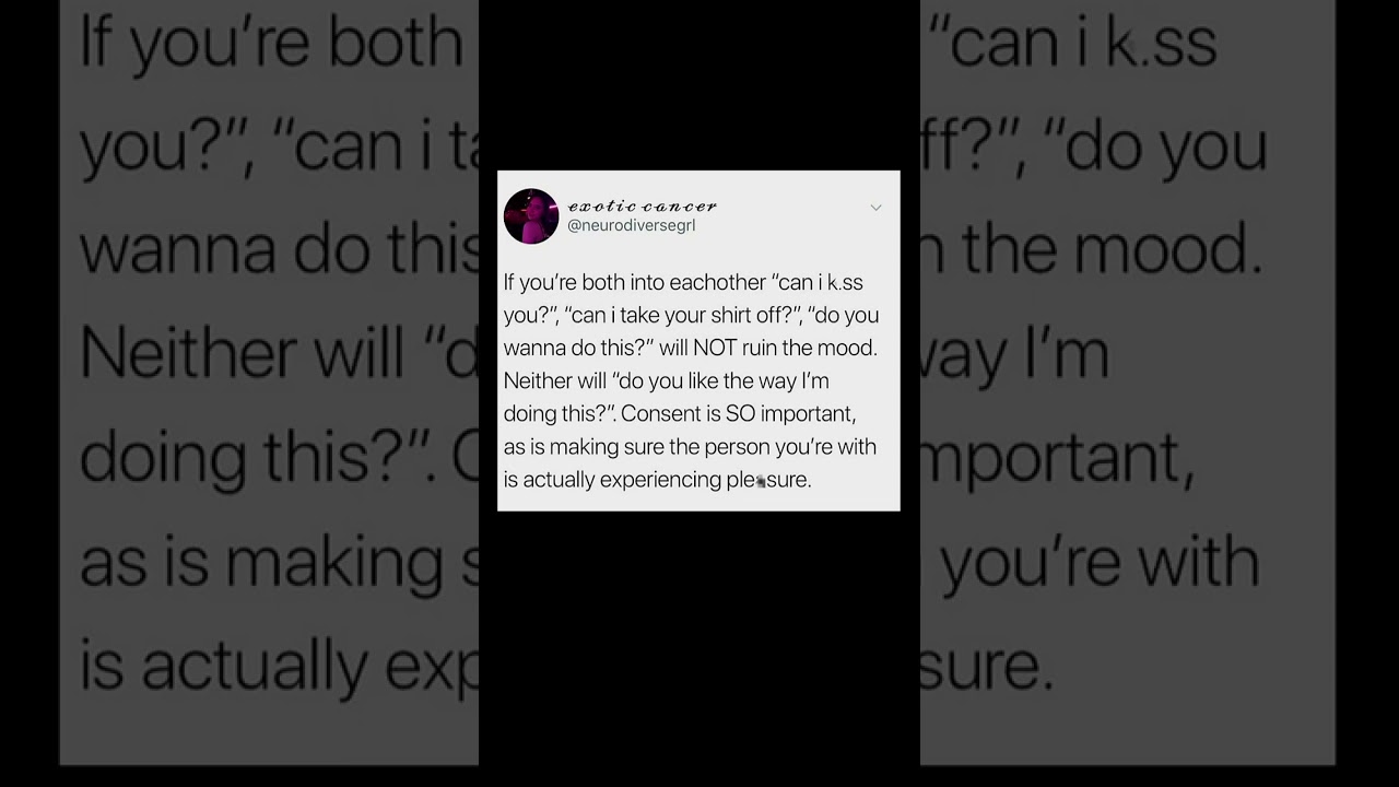 consent is sexy and keeps intimacy safe | Subscribe for more #motivation 😊👍