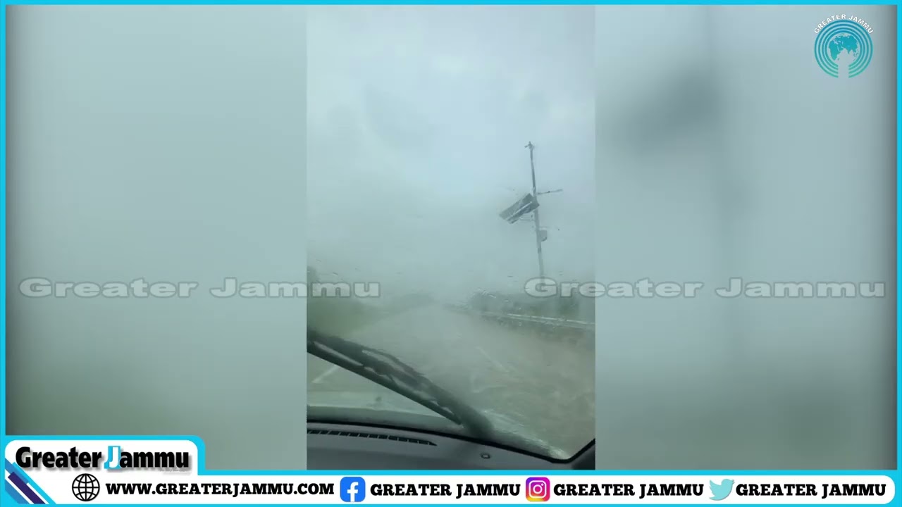 Heavy rain in Jammu
