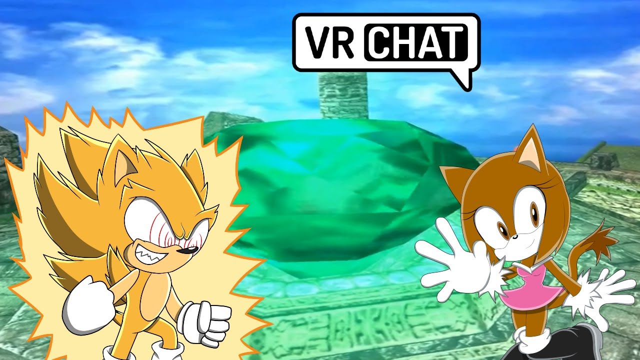 Brave encounters Fleetway Sonic (VRChat)