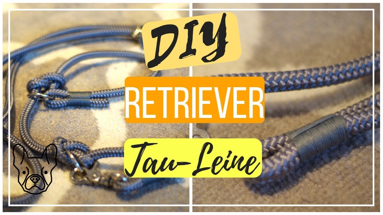 DIY TAURETRIEVERLEINE FÜR HUNDE / HUNDELEINE DIY
