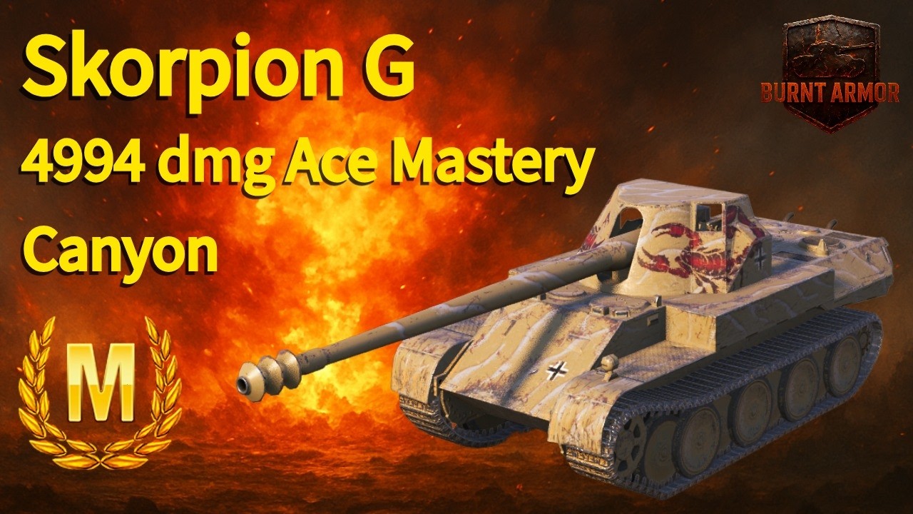 144. Ace Mastery in Skorpion G with 4994 damage on Canyon.