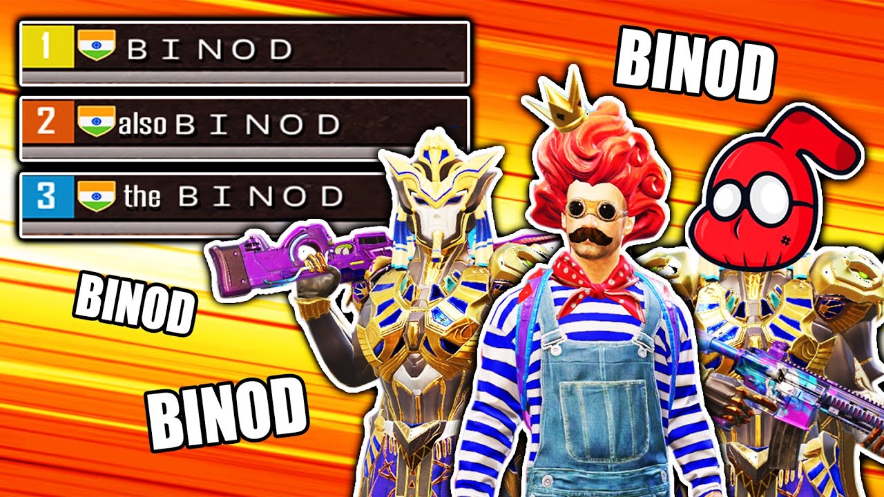 BINOD SQUAD WITH SEVOU | PUBG Mobile