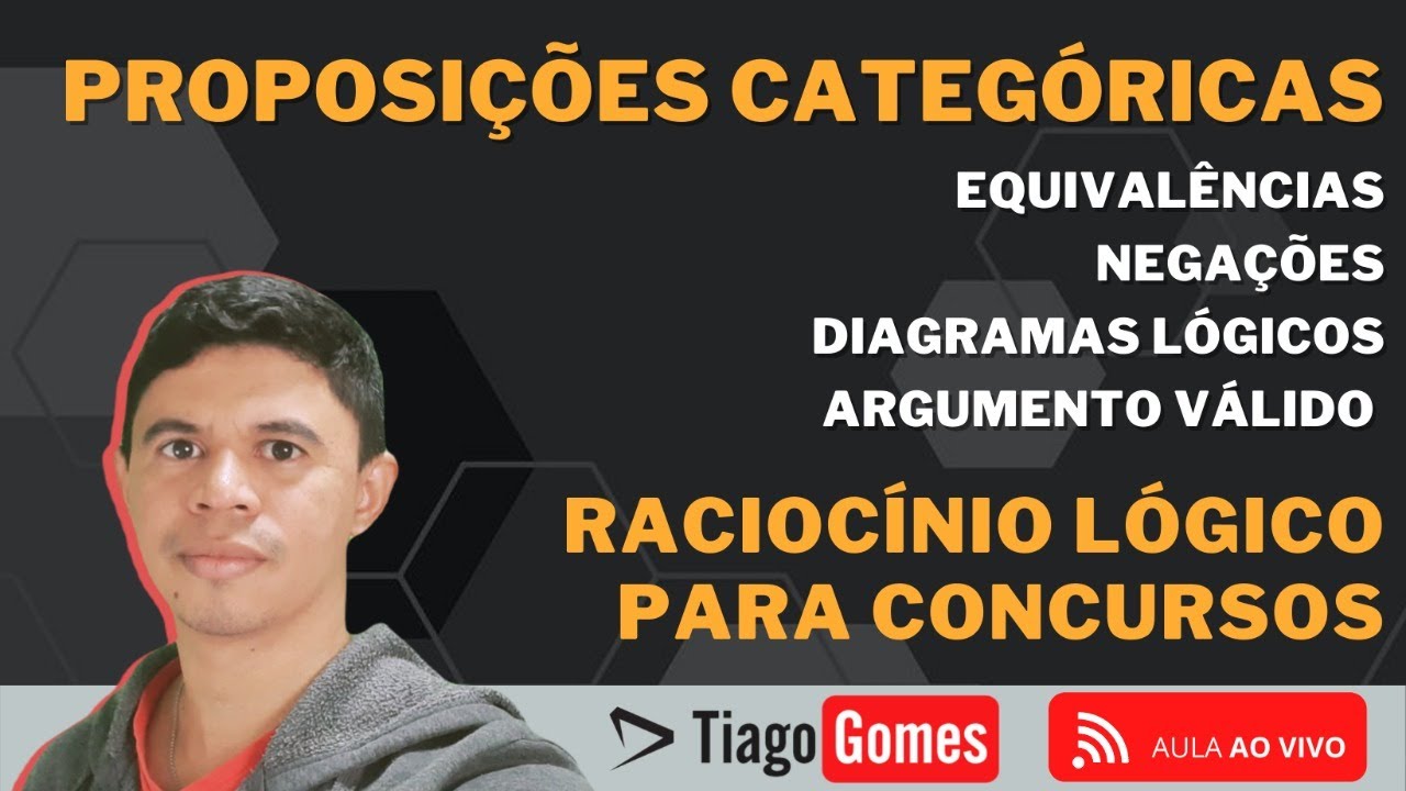 Proposições Categóricas - Equivalências, Negações, Diagramas Lógicos e Argumentos dos Silogismos