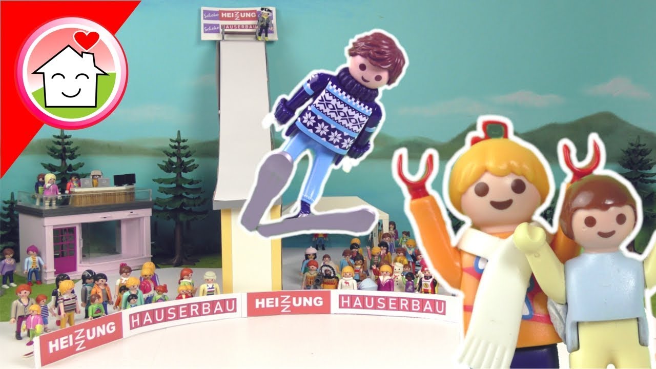 Playmobil Film deutsch - Skispringen mit Familie Hauser - Skisprung Kinderfilm