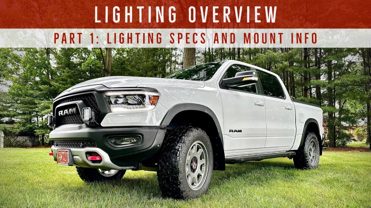 Lighting Overview Part 1: Lighting Specs and Mounts 